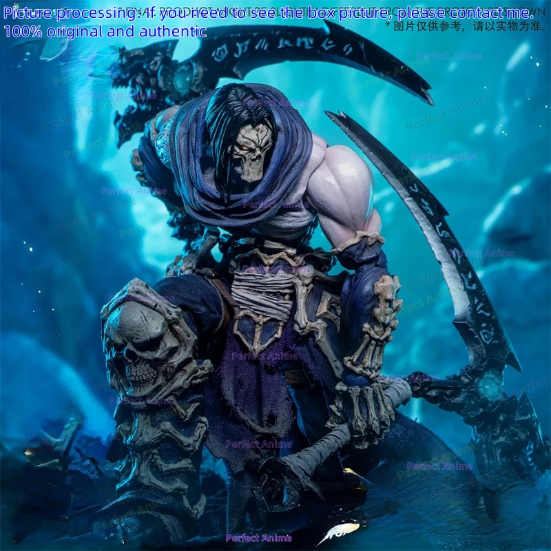 In Stock  1/12 Abyss Knight Action Figure Model 18cm Darksiders the Apocalypse Death Horsemen