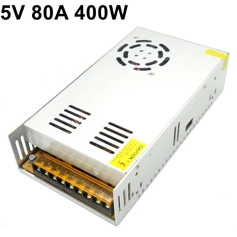 400W 5V 80A 200W 5V 40A Switching Power Supply Universal AC110V 220V To DC5V Ac to Dc Power Driver Led Display Strip Light SMPS