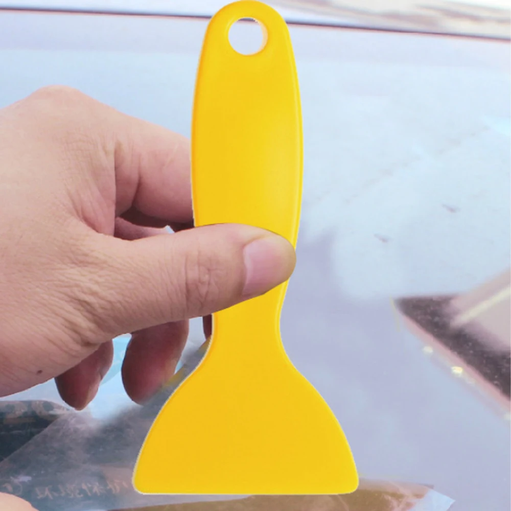 2Pcs/set Car Window Vinyl Film Wrapping Scraper Tool Car Sticker Installation Cleaning Tool Glue Remove Wiper Car Accessories