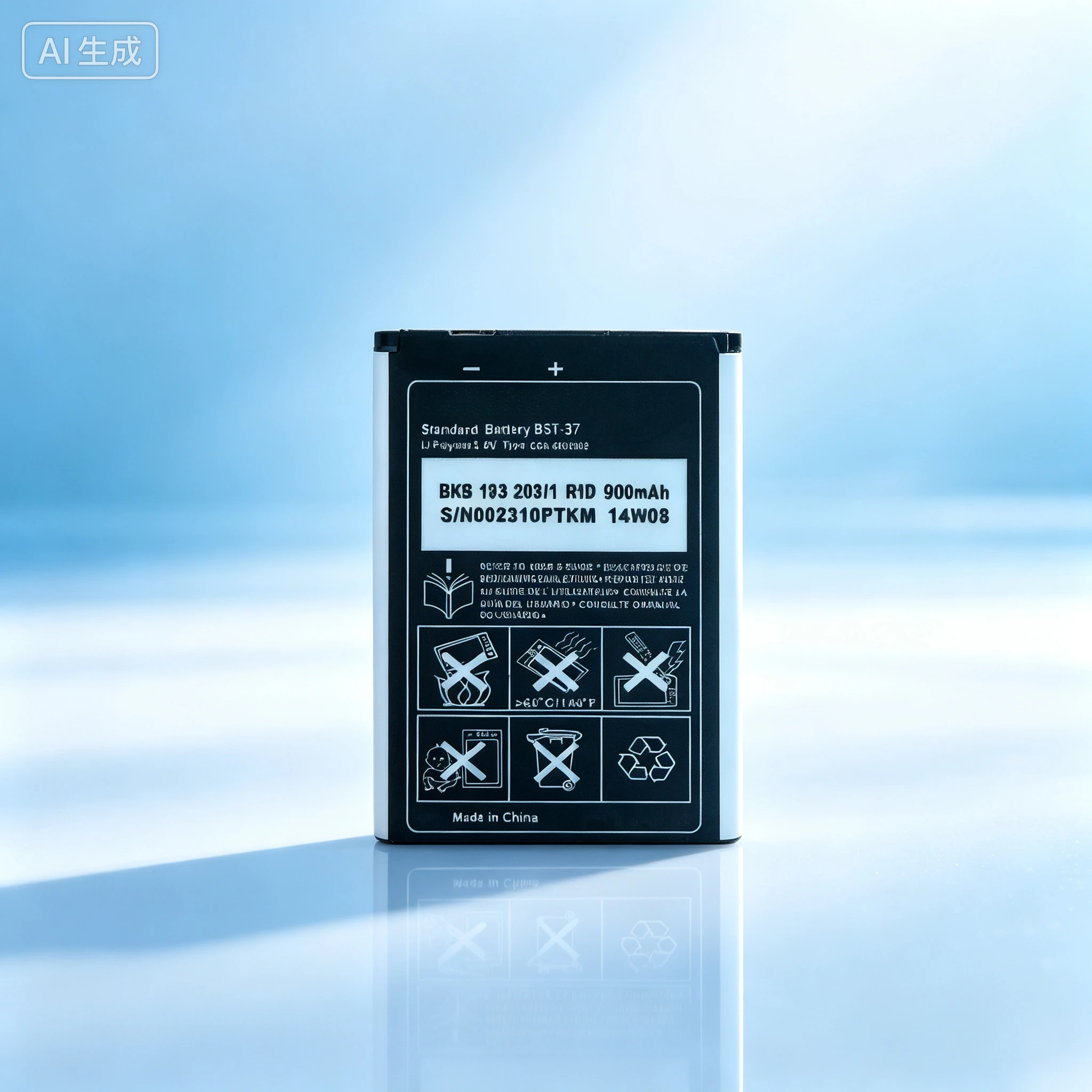 Battery BST-37 for Sony Ericsson D750 D750i J100 J100c J110c J220c J230 J230c  5pcs