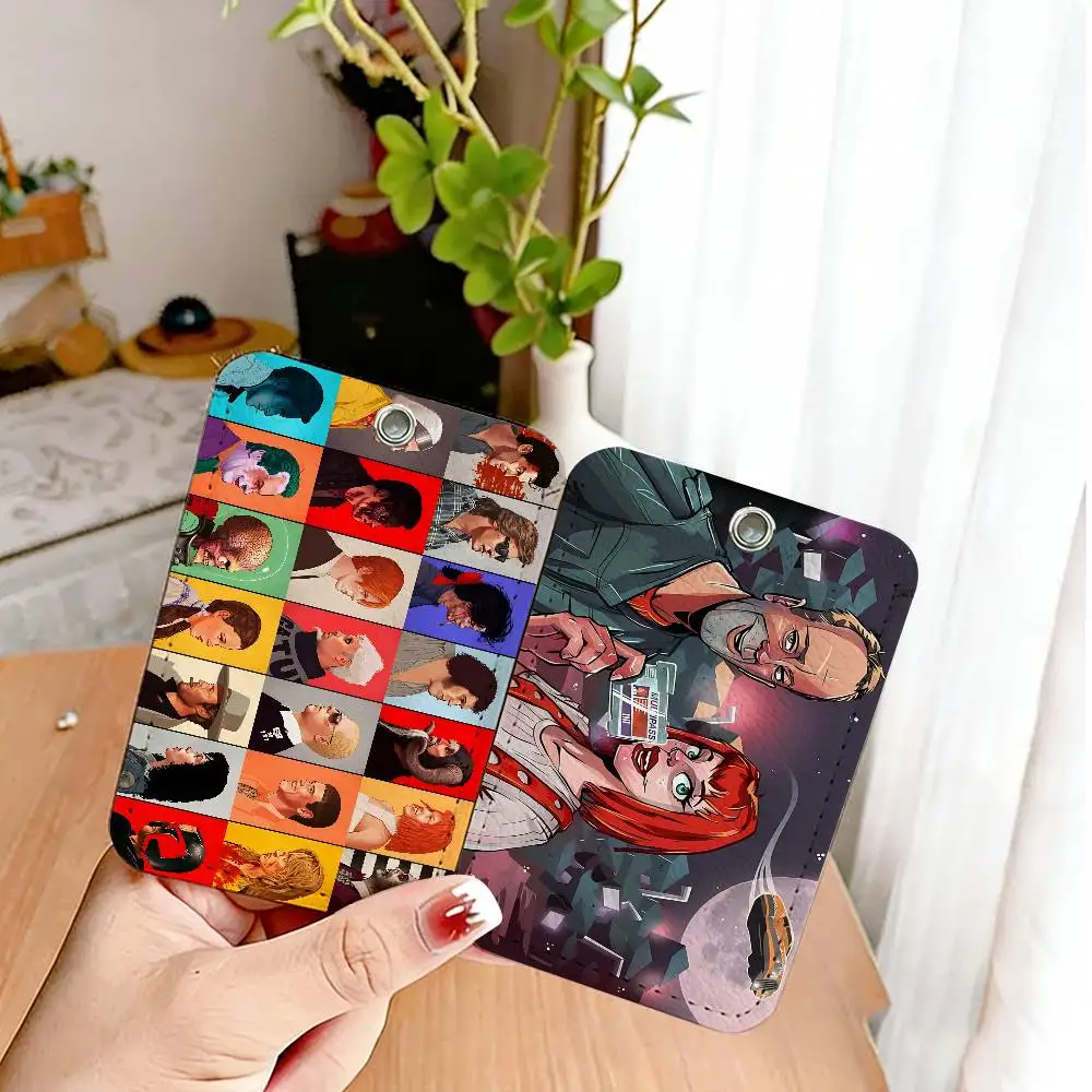 Classic Movie The F-Fifth E-Element Working Cute Cartoon Inteated Elevator Card Acc Control Card Keychain Protective Cover Gift