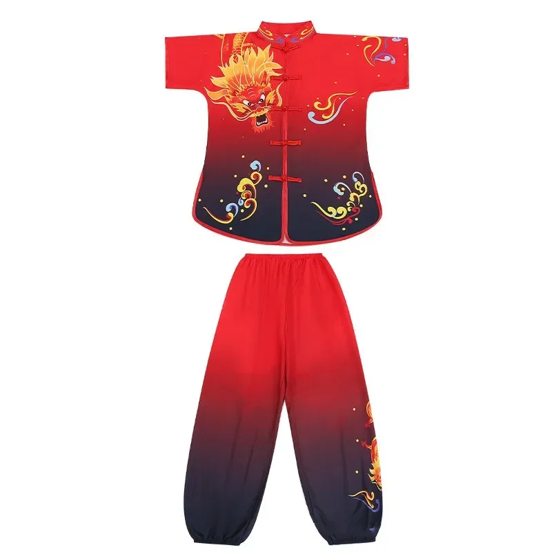 الصبي فنون الدفاع عن النفس مجموعة الاطفال أداء فتاة دعوى الرجال الكونغ فو موحدة الصينية النساء تاي تشي ازياء الأطفال الووشو مجموعات ملابس الطفل