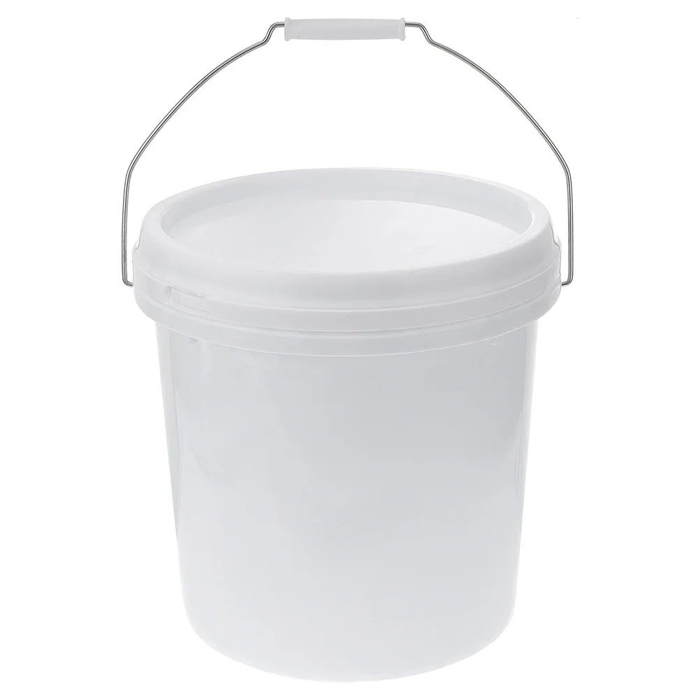 Plastic Pail Paint Pail Container Plastic Bucket All Purpose Pail with Handle 5 Gallon Water Bucket Paint Pail Storage Container