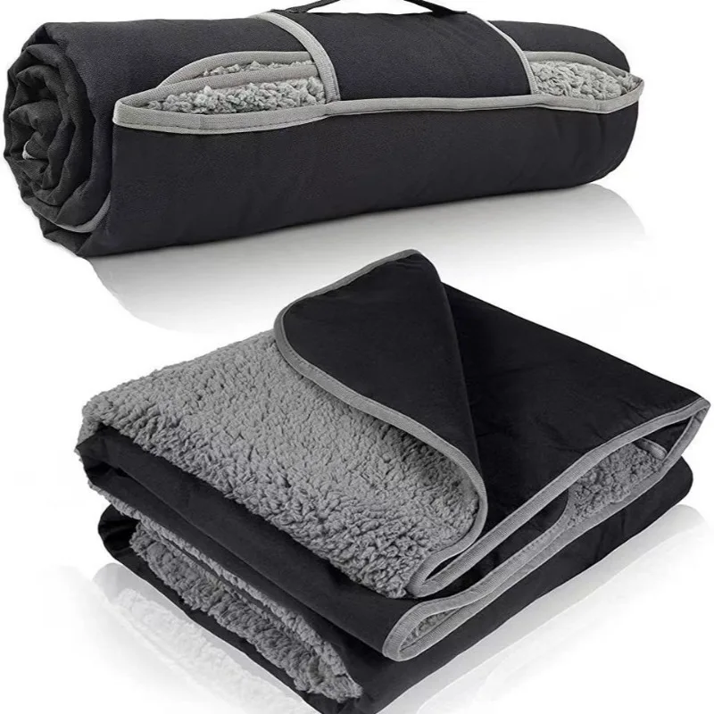 Outdoor Camping Blanket Portable Blankets Waterproof Camping Blanket Wild Blanket Washable Camping Rug Thickened