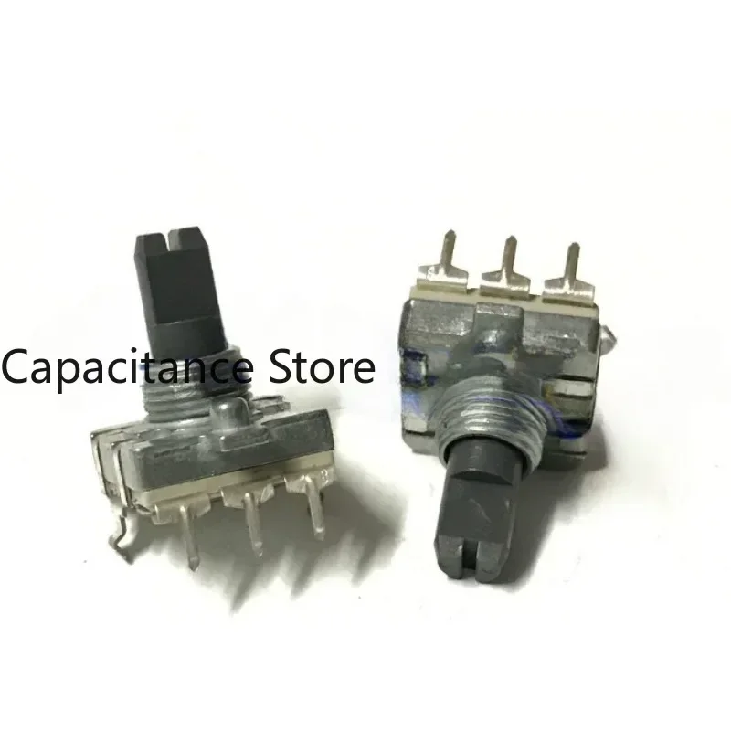 5PCS The EC16 rotary encoder 12/24 positioning pulse digital potentiometer shaft length is 15 mm