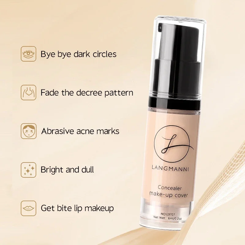 Correcteur fond de teint crème durable hydratant correcteur pour le visage hydratant longue durée correcteur professionnel maquillage pour le visage