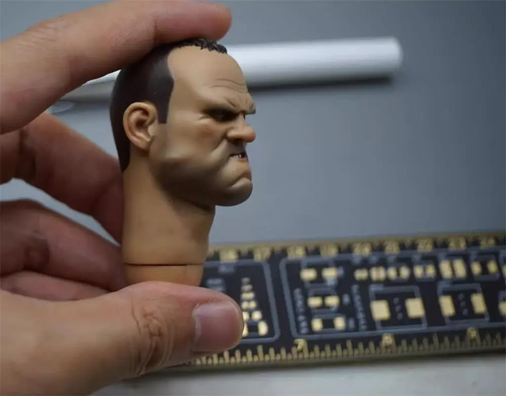 1/6 DAMTOYS GK003 King of the Gangster Tough Guy Head Sculpt Carving For 12