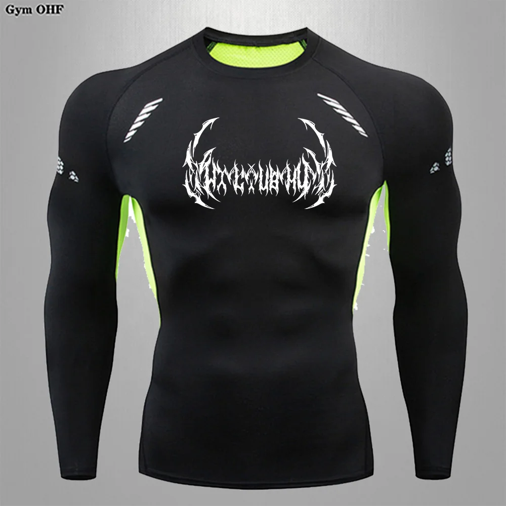 2024 New Fitness T-shirt Men\'s Muscle Gym Compression Sportswear Quick-drying Breathable Sports Shirt S-3XL Men\'s T-shirt MMA