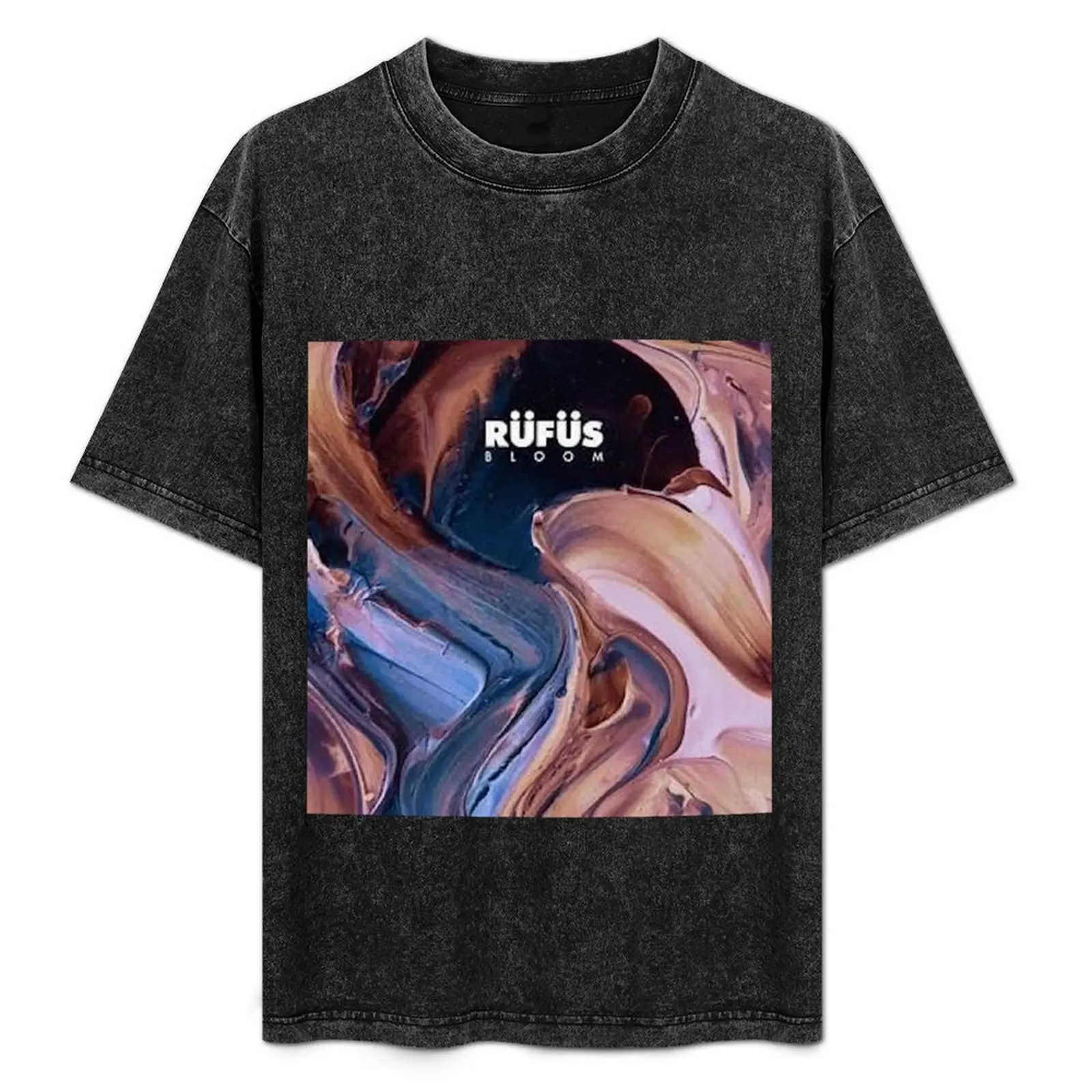 

RüFüS Bloom T-Shirt Vintage Print Crew Neck Tee