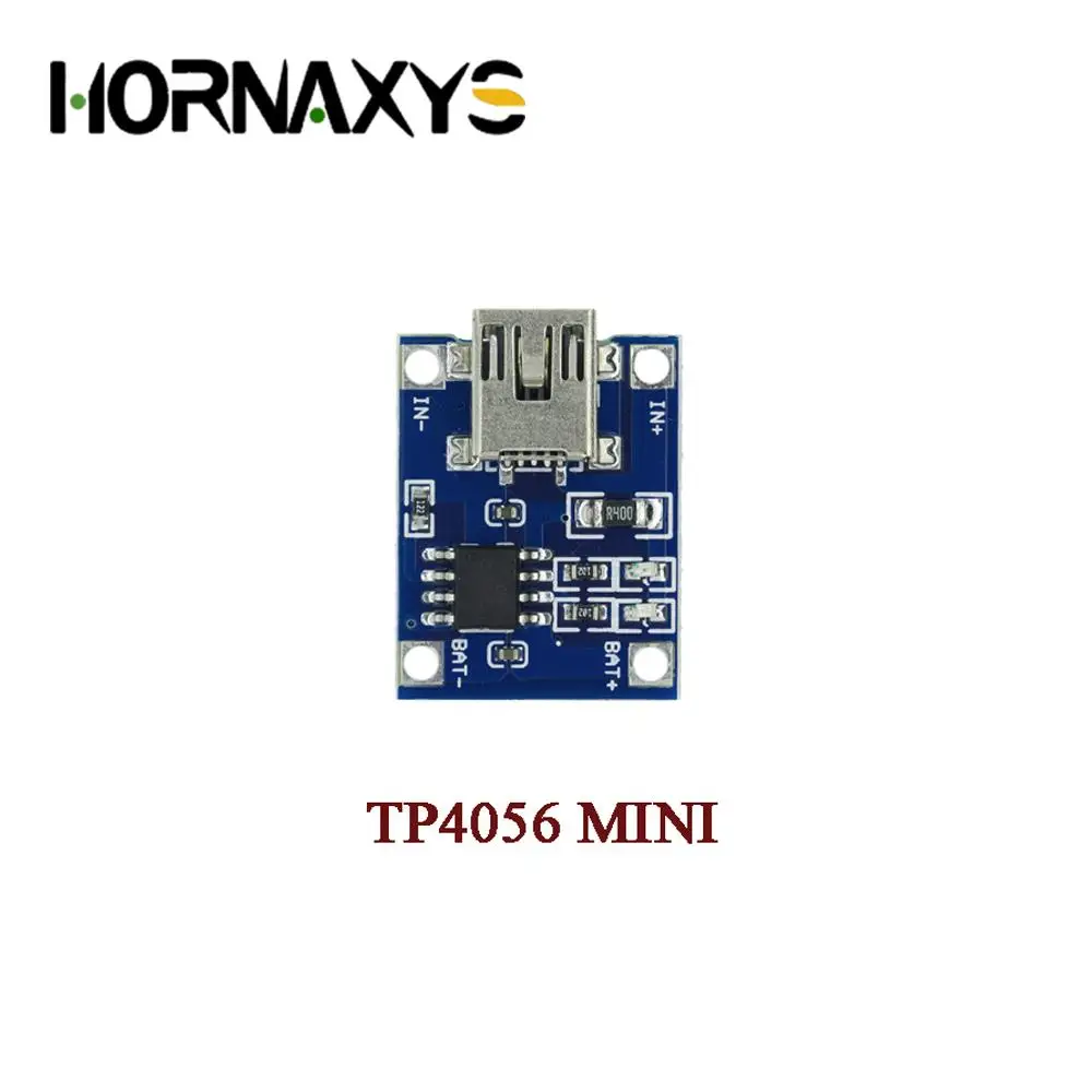 100Pcs Mini/Micro/Type-c USB 5V 1A 18650 TP4056 Lithium Battery Charger Module Charging Board With Protection Dual Functions