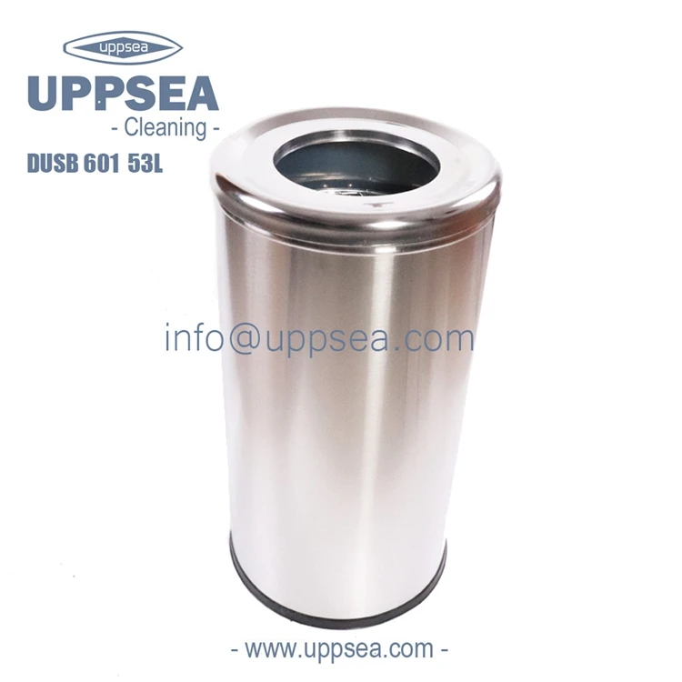 Factory Supply Triplet Stainless Steel Push-Open Sorted Waste Bin/ Rubbish Can/ Garbage Container/Dustbin