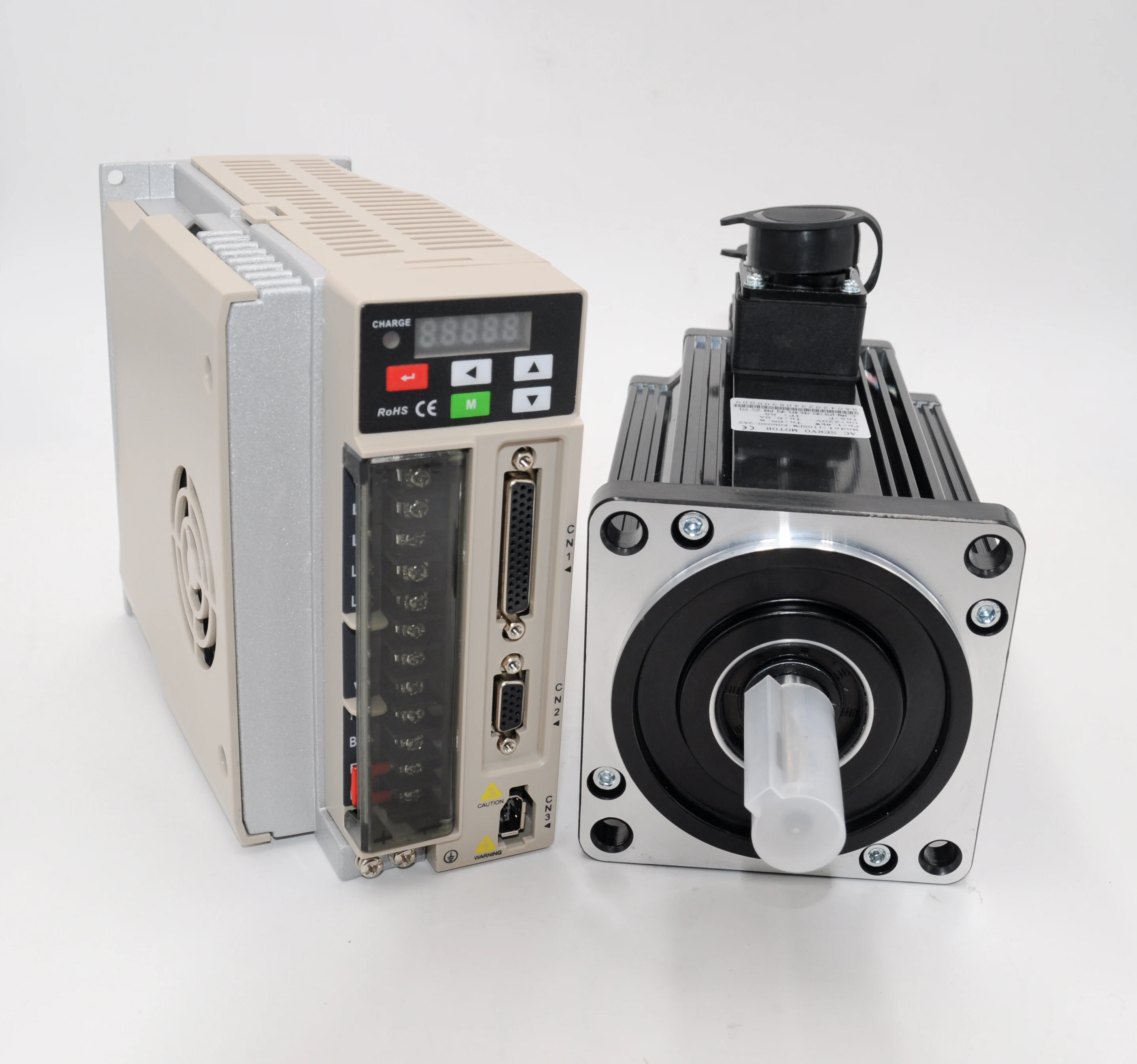CE Quality Siheng Motor Factory High Quality CE 220V 110mm 0.8KW 4nm AC Servo Motor and Driver Dc Motor with  2500lines Encoder