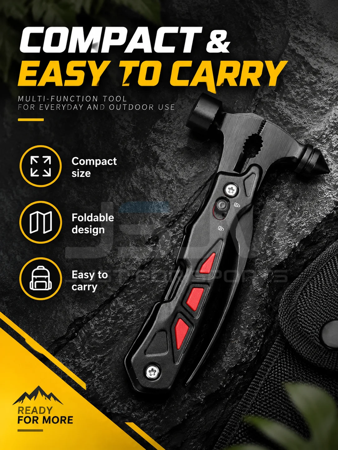 12-in-1 Multifunction Hammer P - Camping Cooking Knives recension och pris