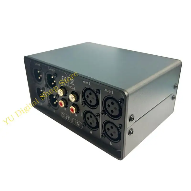96BA 3 In 3 Out Balanced To Unbalanced Sound Converter Fully Passive Stereo Selector Switches Switcher