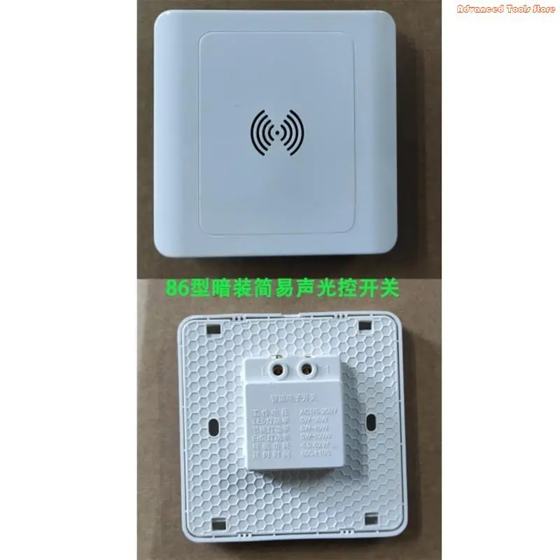 Voice Control Led Light Switch Clap Sound Activated Switch Easy to Install W91B
