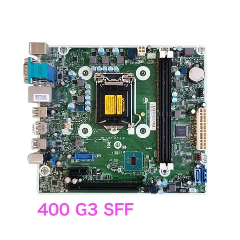 

Подходит для настольной материнской платы HP Prodesk 400 G3 SFF MS-7A02 799156-001 798930-001, материнская плата, 100% протестирована, ОК, полностью работает