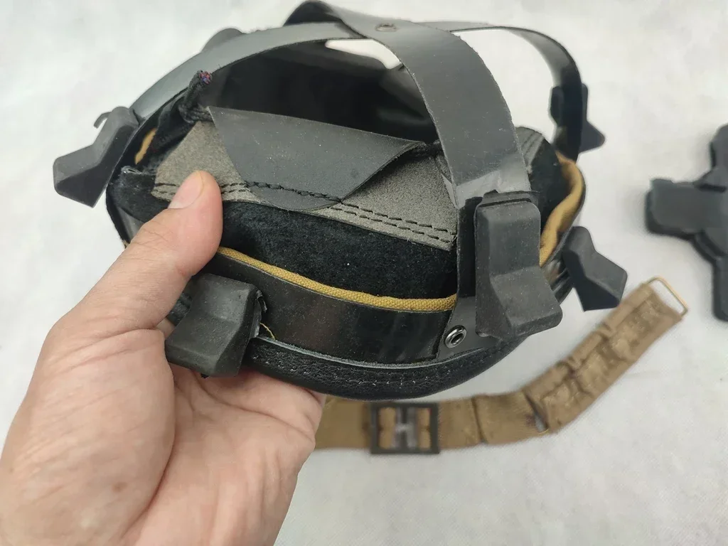 بطانة خوذة جلد البقر Repro ، مجموعة كاملة ، wii ، جيش المملكة المتحدة ، WW2 MK2 الألمانية