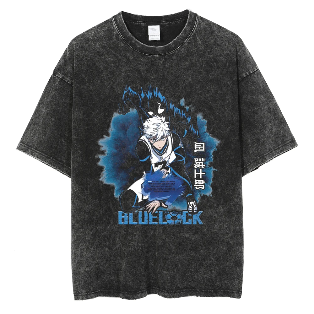 

Men Black Vintage T-shirt Streetwear Anime Graphic Print T shirt Unisex Summer Short Sleeve Tshirt Harajuku Cotton Tee