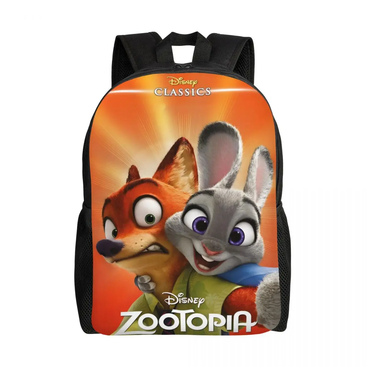 

Индивидуальный рюкзак Zootopia Nick Fox для женщин и мужчин, повседневная сумка для книг для школы, милые сумки с героями мультфильмов