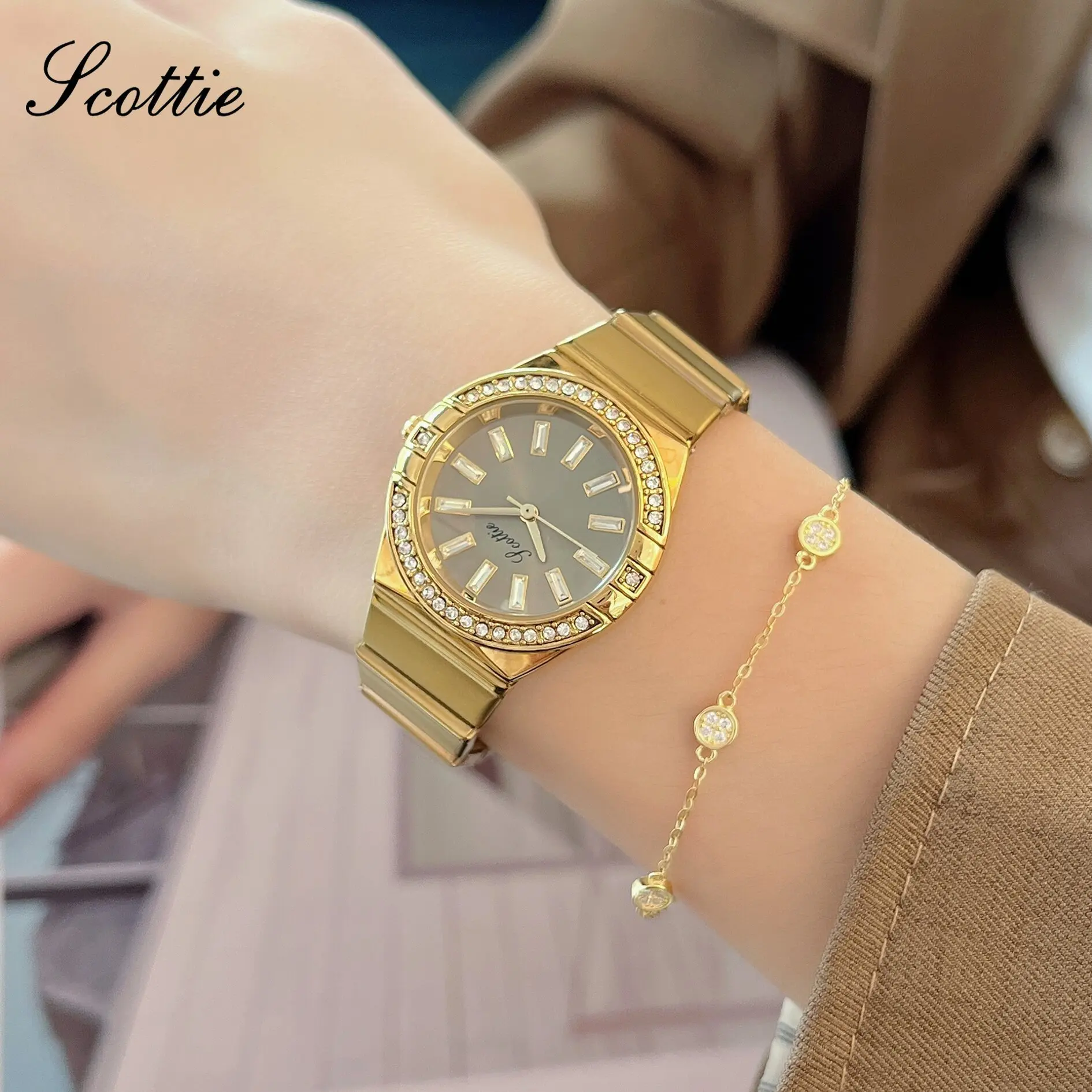 New Stainless Steel Women'S Watch, Constellation Watch, Small Dial, Elegant And Sophisticated, A Perfect Gift For Women.