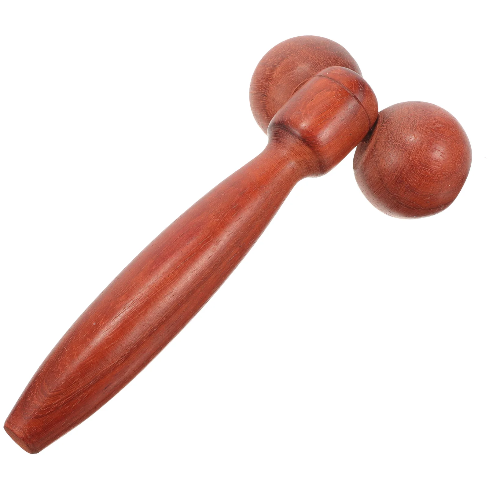 Manual Wooden Double Ball Massager Woman Roller Face Portable Neck Facial Rollers