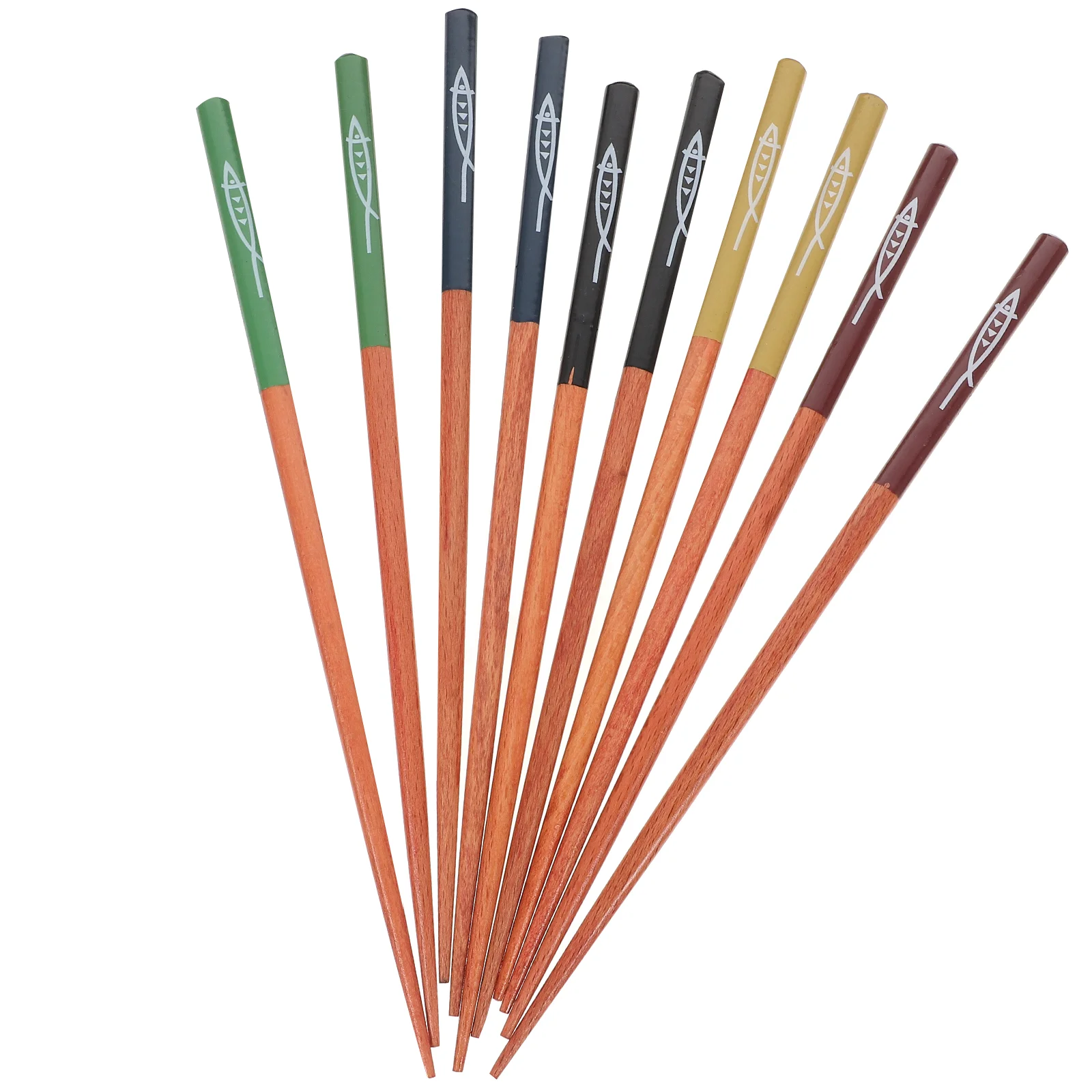 

5 Pairs Household Sushi Wooden Chopsticks Travel Gadgets for Home Product Natural