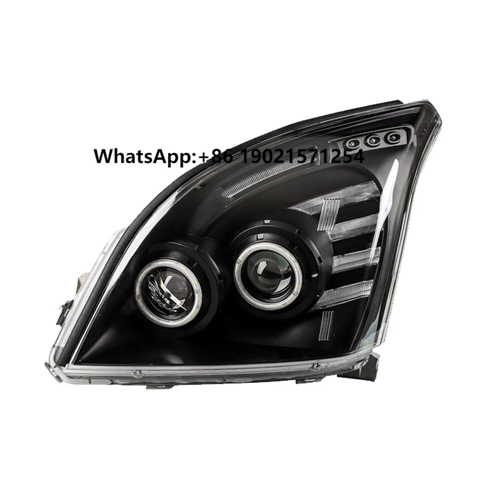 

Prado 2004-2009 Car Front LED Light Auto Headlights Assembly Upgrade Angel Eyes Design Projector Lens 100W Hot Sale Accessories