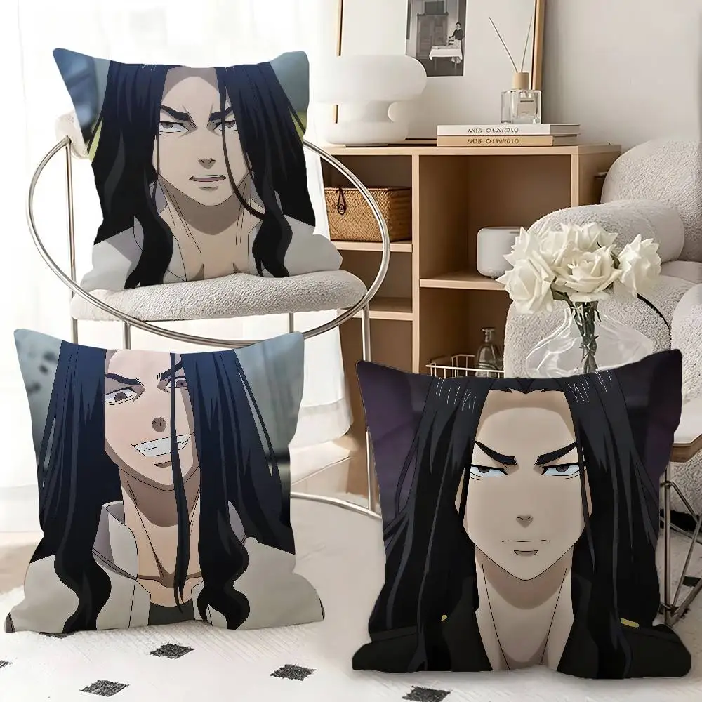 1pc Keisuke Baji Tokyo Revengers Pillow Case Fashion Square Pillowcase Bedroom Sofa Room Ins Decoration Leisure