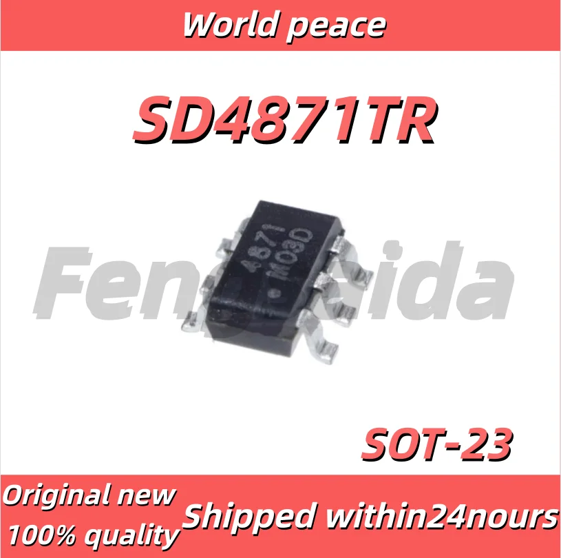 (5-10pcs)100% Brand new original SD4871TR Level 6 Energy Efficiency Control Chip PWM Drive 65W Power IC Silkscreen SOT23