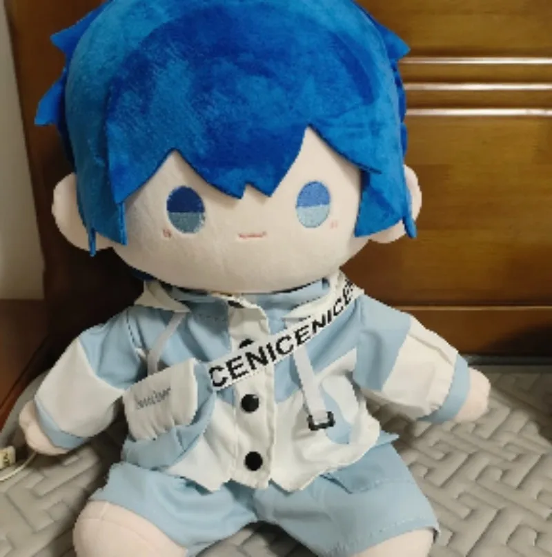 

Project Sekai Kaito Anime 40CM Cotton Sitting Posture Figure Plushie Pillow Dress Sofa Cushions Birthday Gift Cartoon Ornaments