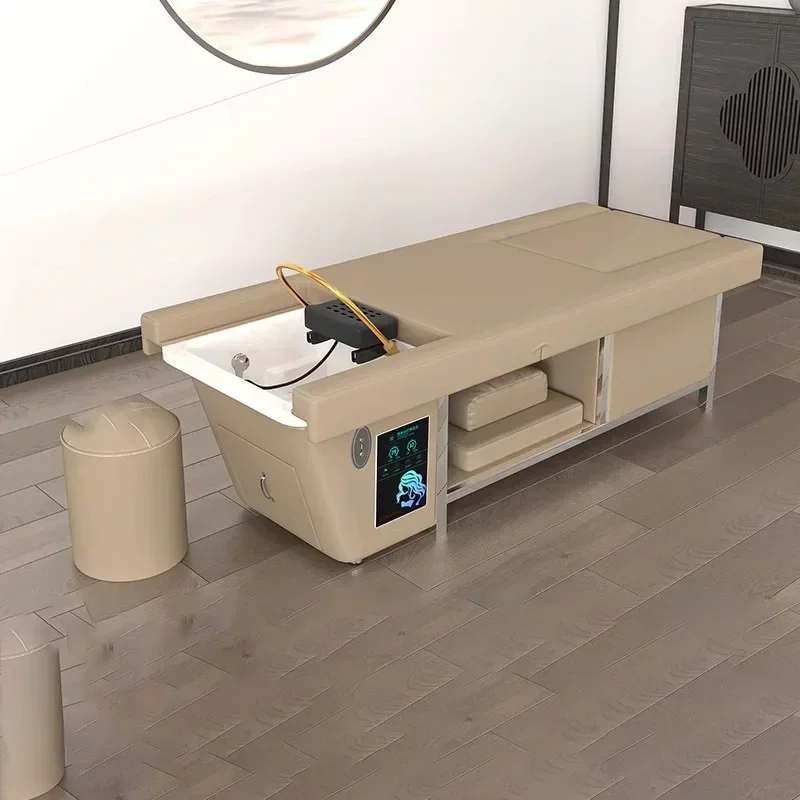 Silla de peluquería cosmética para estilista, sillón multifuncional ajustable para champú y estilismo, muebles de salón