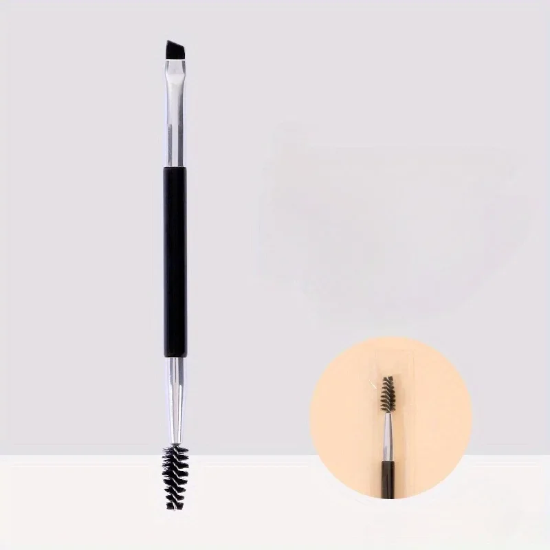 4 Uds nuevo producto cepillo de cejas de doble cabeza cepillo de cejas cepillo de sombra de cejas peine de cejas cepillo de dos cejas