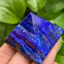 Natural lapis lazuli Quartz Pyramid Carved Crystal Point Reiki healing
