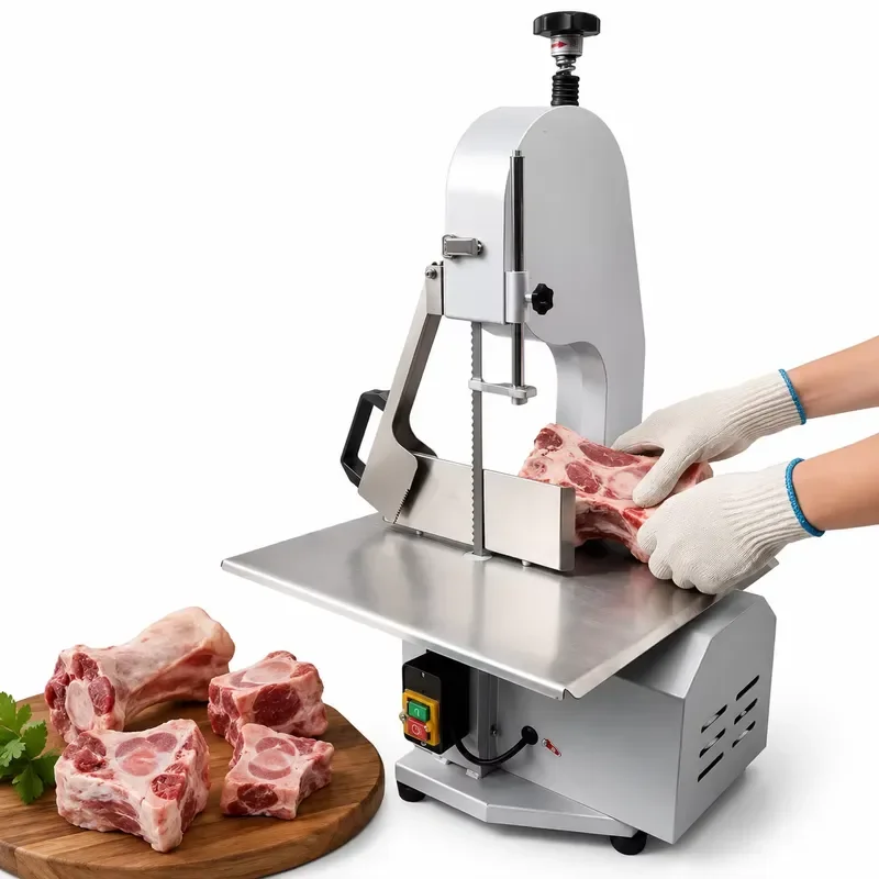 Multifunctional Bone Cutter Commercial Frozen Meat Cutter for Butcher Meat Processing Heavy Duty Electric Meat Saw Machine 2