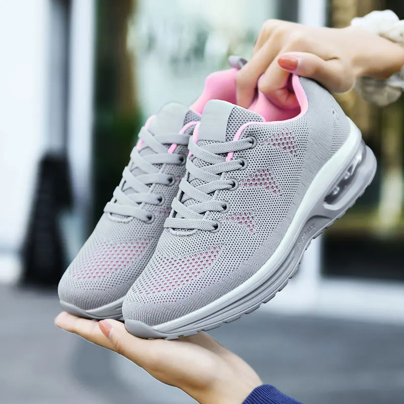 Sneakers Women\'s Fashion 2023 Comfortable Women Sports Shoes Mesh Breathable Casual Summer Running Shoes Free of Freight  Tenis