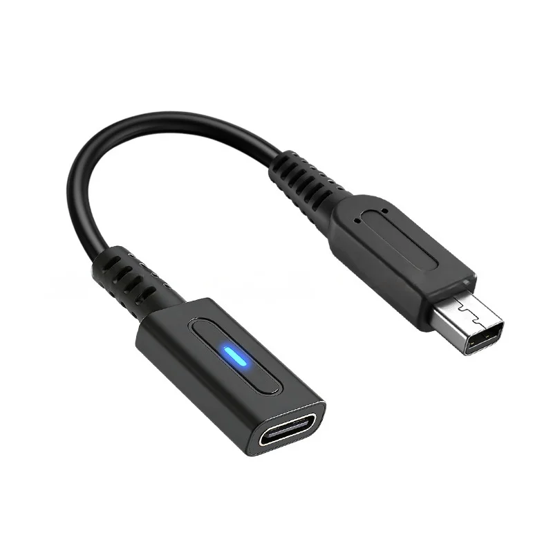 NDSi 3DS LL 컨트롤러용 PD USB C 케이블, PD 충전 어댑터 타입 C 케이블(LED 변환 코드 포함), 3DS 게임 콘솔 전원 케이블