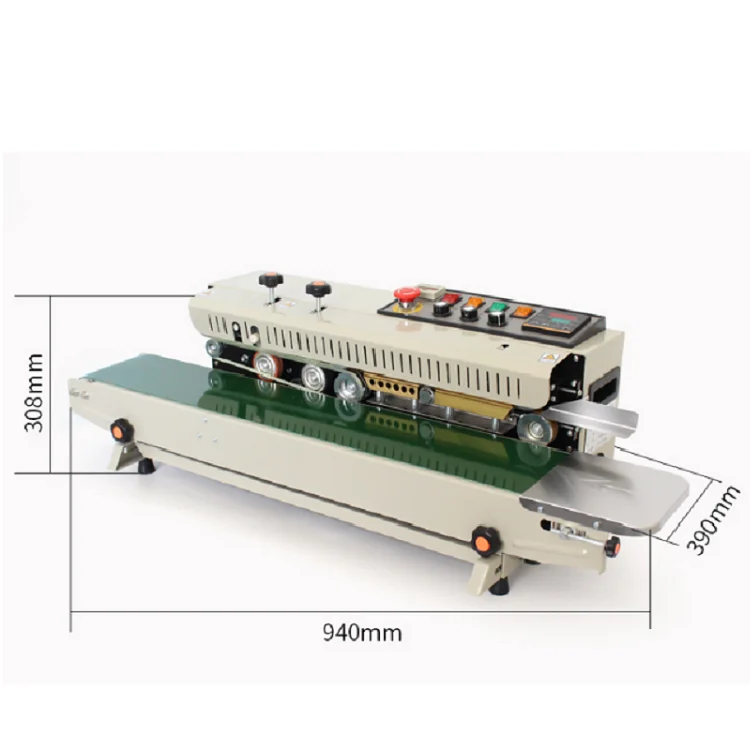 

China new product automatic continuous band sealer sealing machine with CE