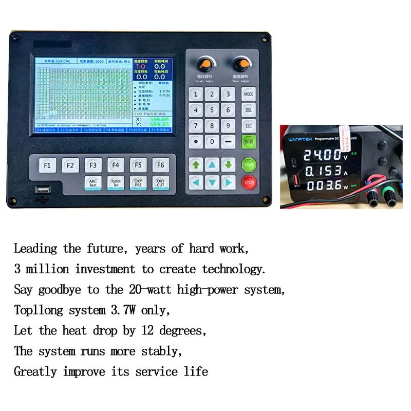 TOPLOONG CNC Control System GSK 980TDi 3 Axis Height Control Milling Machine Equipment F2100K/F2300K PLC+ATC Function 3-Year