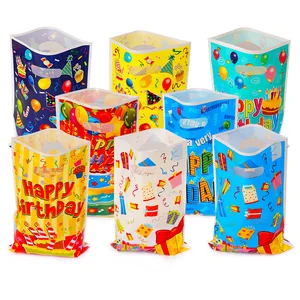 Saco de plástico para festa de aniversário infantil, filme perolado, saco de doces de casamento, 10pcs 12 principais vendas mochila plastica infantil - №11