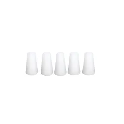 100Pcs Conical Silicone Stopper High Temp Plugs Sealing Tapered Stopper Plug for Powder Coating Electroplating Paint