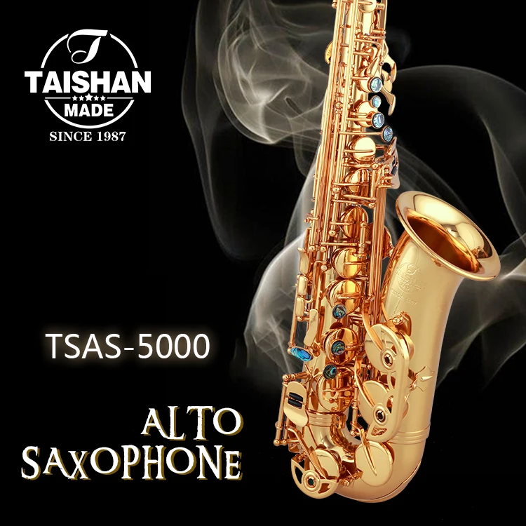 Professional USA Ryton Alto Saxophone Gold Sax