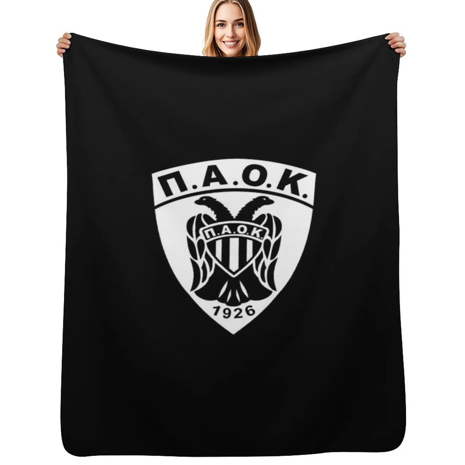

PAOK basket Throw Blanket Soft Big Blankets For Sofas For Baby Single Blankets