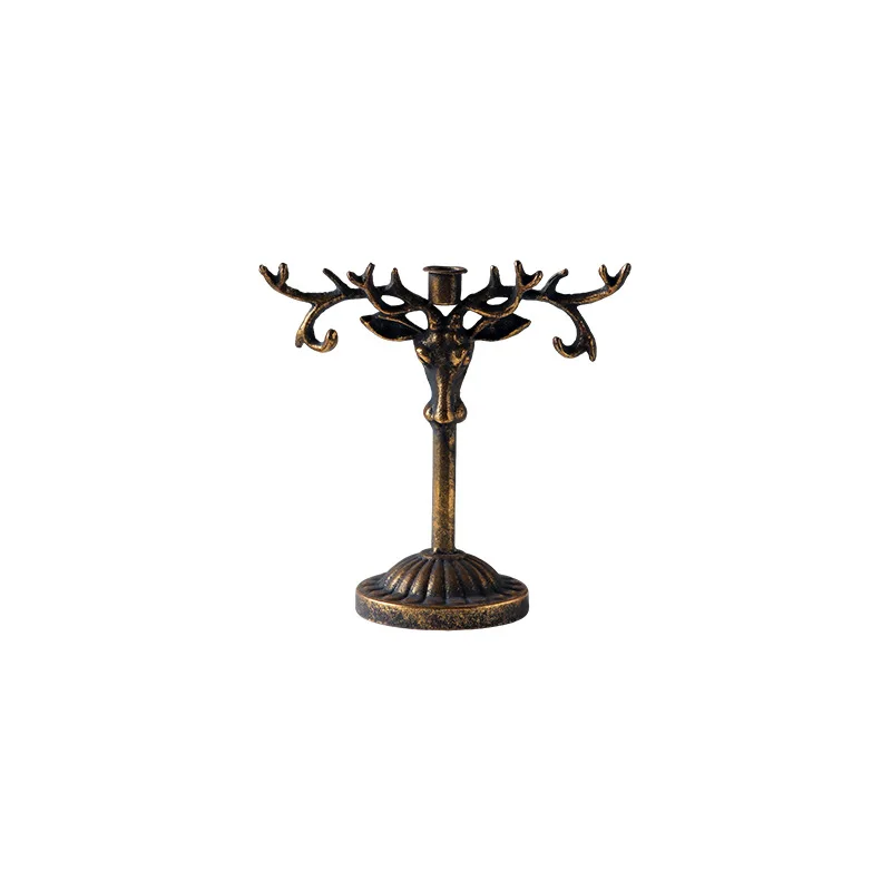 

European antique candle holder party birthday table decoration candle holder personality