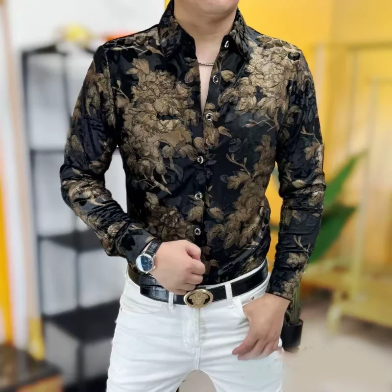 

Европейская мужская рабочая одежда премиум-класса с цветочным принтом, новая, для весны и осени, износостойкая, высокопроизводительная, роскошная, с защитой от разводов...