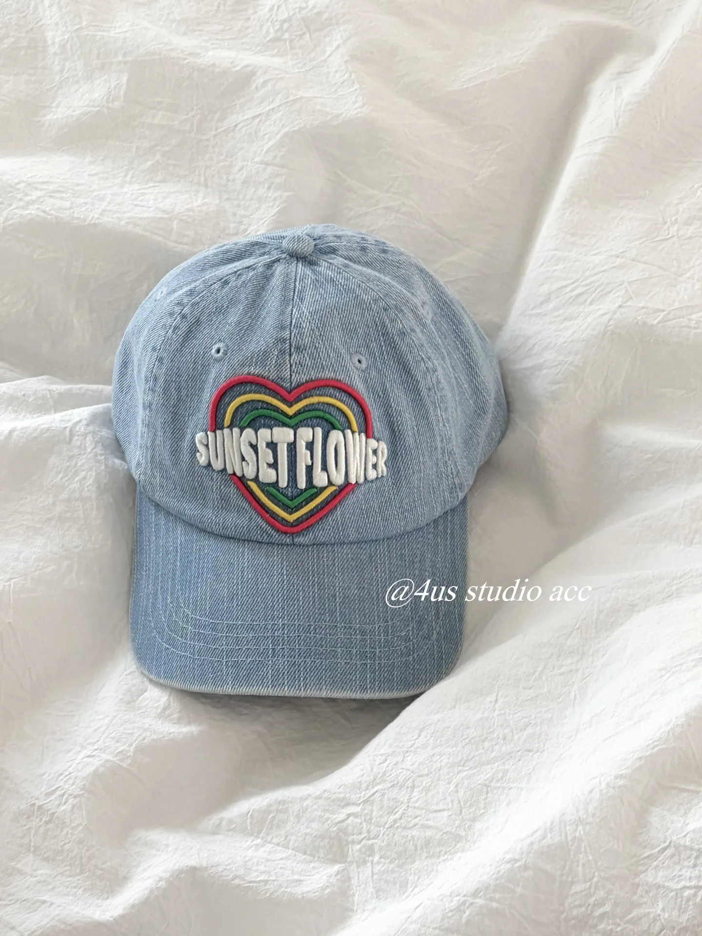 Cap Streetwear Brand - Casquette de baseball en denim vintage