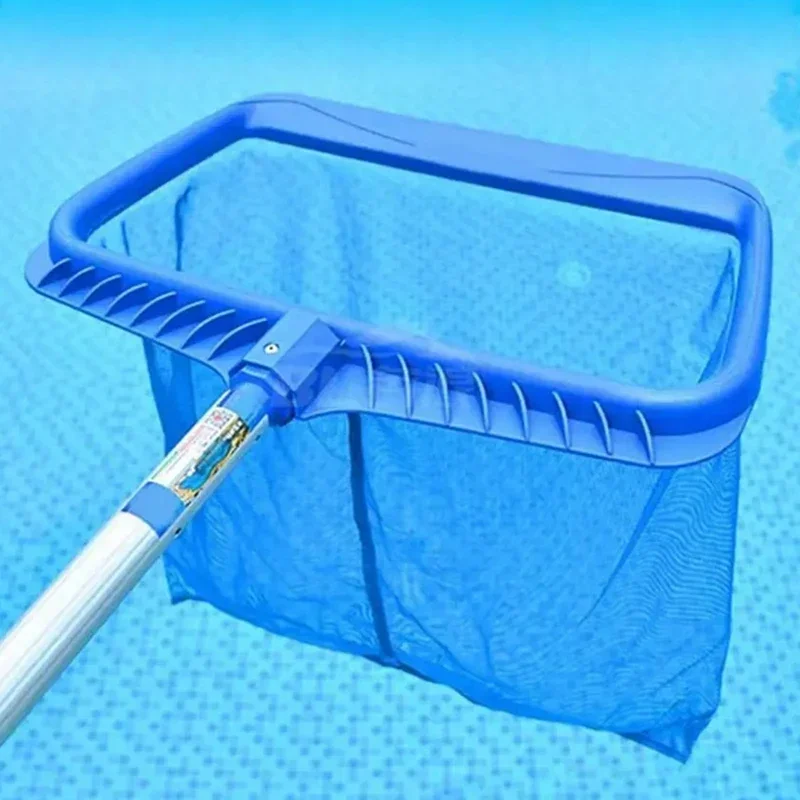 

Professional Leaf Skimmer Net Fine Mesh Larger Capacity Pool Skimmer Net Labor-saving Remove Debris Swimming Pool Cleaning Tools