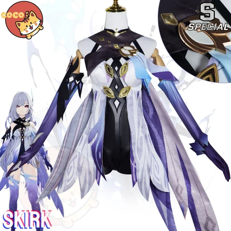 Genshin Impact Skirk Cosplay Game Genshin Impact Cosplay Skirk Halloween Sexy Costume Skirk Cosplay CoCos-S