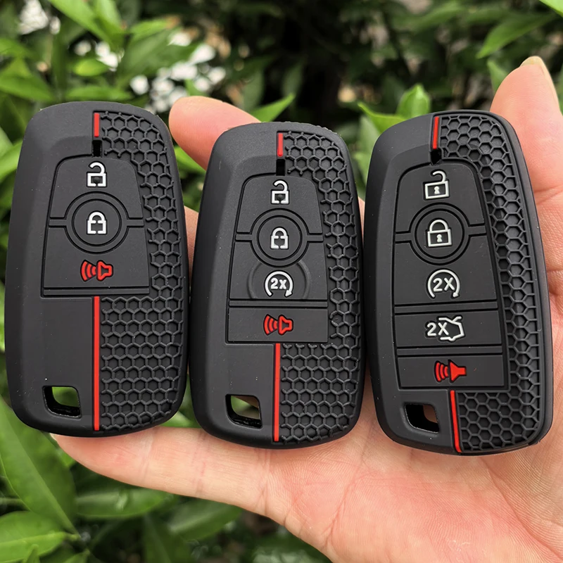 Funda para Llave de Coche Ford Fusion, Mustang, Kuga, Ecosport, Explorer, F-150, F-250, F-350, F-450, F-550, Raptor, F150, Accesorios