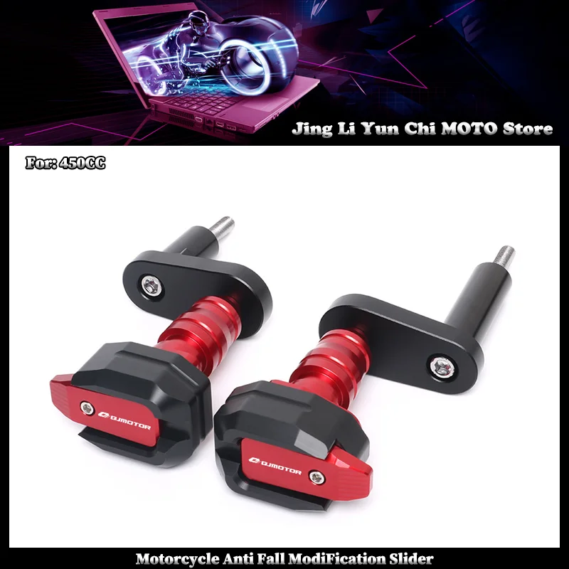 

Motorcycle Falling Protection Frame Slider Fairing Guard Crash Pad Protector Fit For QJMOTO 450CC