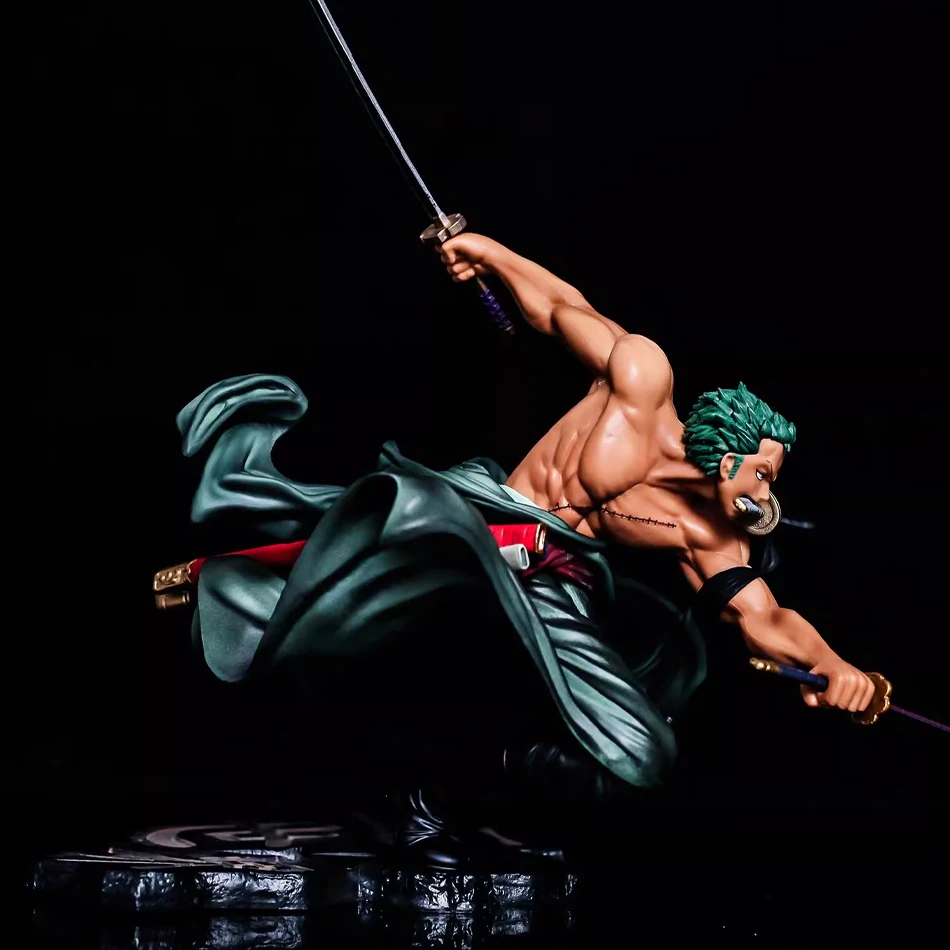 One Piece 10CM Figur Spielzeug Anime GK Roronoa Zoro Drei-klinge Sa-maximum PVC Action Sammlung Figur Modelle puppen Geschenke Kinder – Detail 3